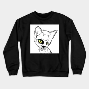 Super Cute Cat! Crewneck Sweatshirt